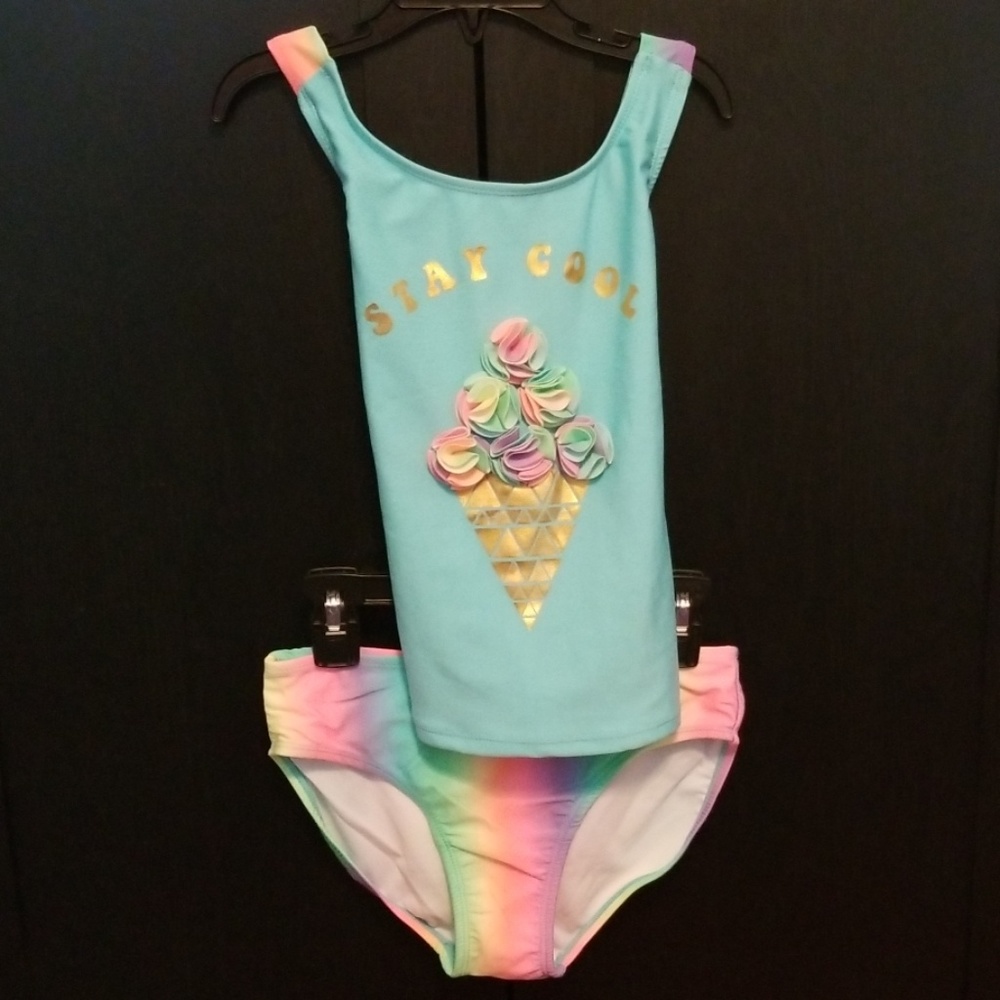 Girls Ice Cream Tankini